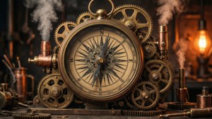 Steampunk Compass Mechanical