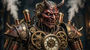 Steampunk Demon Bot