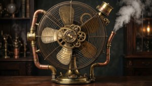 Steampunk Fan Intricate