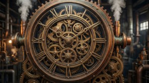 Steampunk Gear Clock