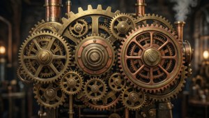 Steampunk Gear Merge