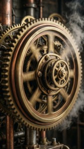 Steampunk Gear Rotation