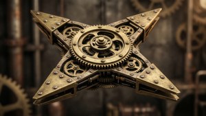 Steampunk Gear Star