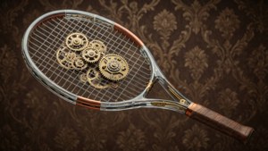 Steampunk Glass Racquet