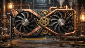 Steampunk Graphics Card