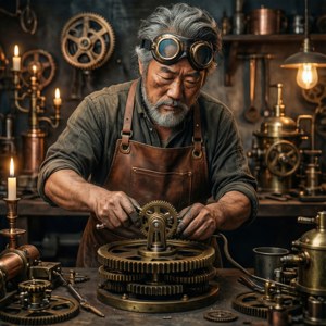 Steampunk Inventor