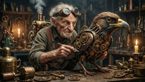 Steampunk Inventor Cyclops