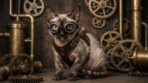 Steampunk Lykoi