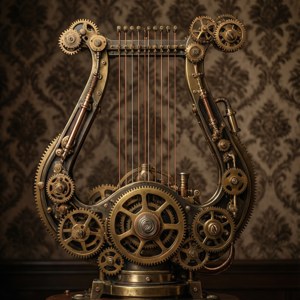 Steampunk Lyre Gear