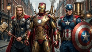 Steampunk Marvel Heroes