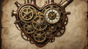 Steampunk Mechanical Heart