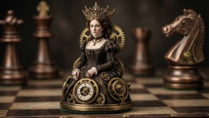 Steampunk Mechanical Queen