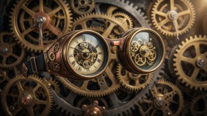 Steampunk Monocle Gears