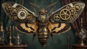 Steampunk Moth