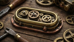 Steampunk Next Button