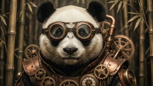 Steampunk Panda