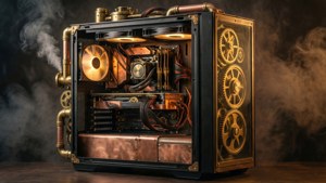 Steampunk PC Station