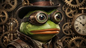 Steampunk Pepe Inventor