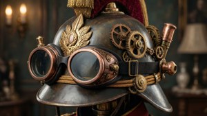 Steampunk Pickelhaube