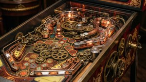Steampunk Pinball Machine