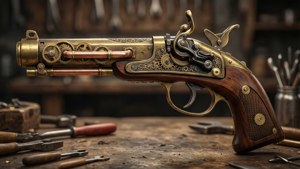 Steampunk Pistol Creation
