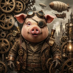 Steampunk Porky