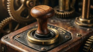 Steampunk Power Button