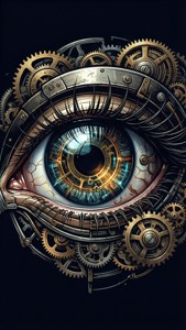 Steampunk Robot Eye