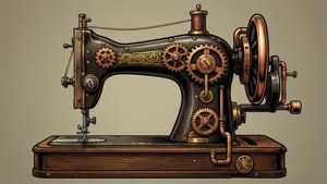 Steampunk Sewing Machine