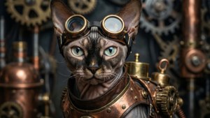 Steampunk Sphynx