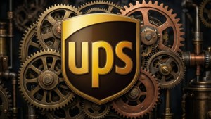 Steampunk UPS Logo