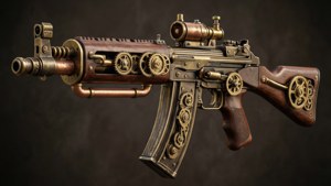 Steampunk Uzi