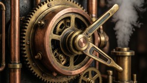 Steampunk Volume Lever