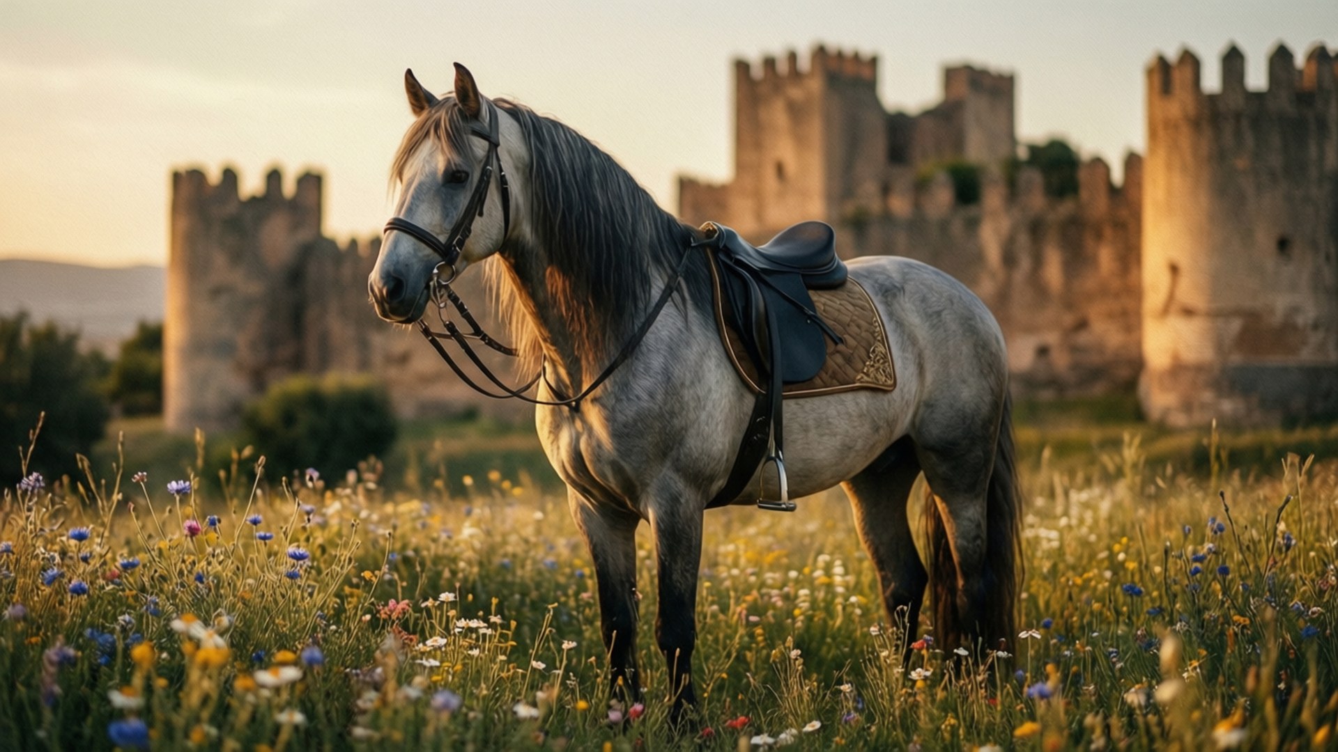 Steed of the Past by Wallpapers.art Studio