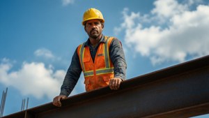 Steel Beam Worker