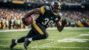 Steelers Running Back Action
