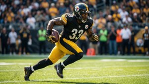 Steelers Running Back Action