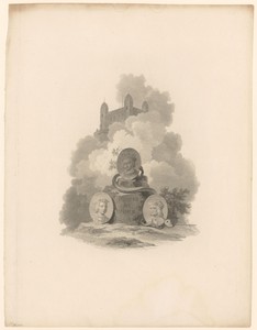 Steen met portretten van Eduard IV, Eduard V en Eduard VI van het huis York