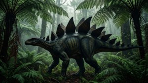 Stegosaurus Forest Wander