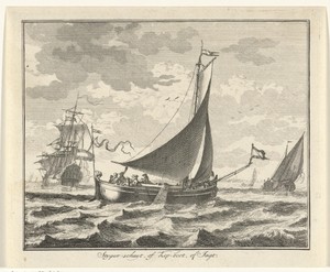 Steigerschuit op het water