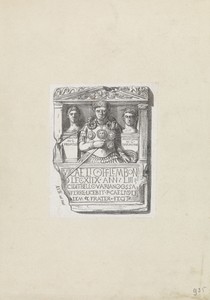 Stèle met Romeins borstbeeld