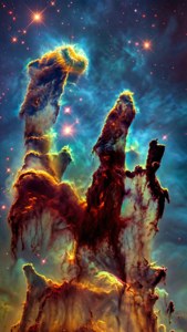 Stellar Pillars Dust