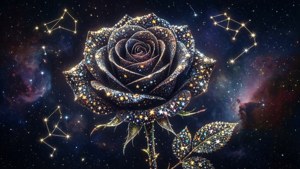 Stellar Rose Silhouette