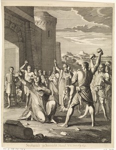 Steniging van Stefanus buiten de poorten van Jeruzalem
