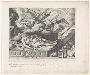 Sterfbed van de arme Lazarus
