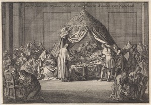 Sterfbed van koning Willem III, 1702