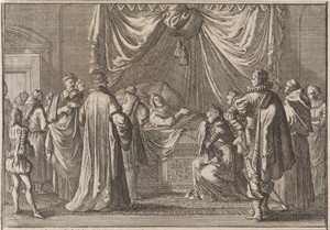 Sterfbed van Maria de Medici, 1642