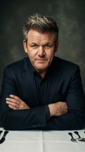 Stern Chef Portrait