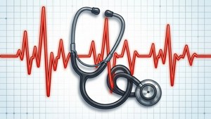 Stethoscope with Heartbeat