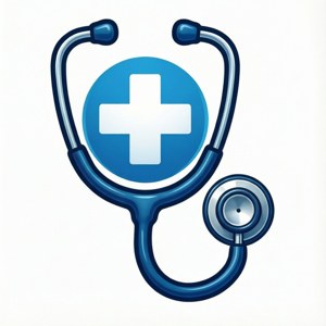 Stethoscope with Pharmacy Cross